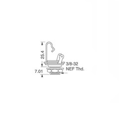 Switchcraft 1/4″ Mono 2-Conductor Input Jack Open Circuit (Type 11)