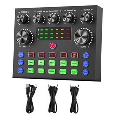 USB Interface External Sound Card Live Broadcas Microphone Audio Card Equipment