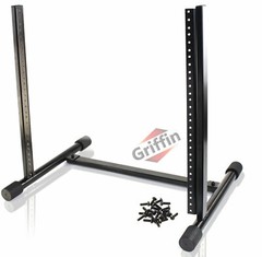 Studio Rack Mount Stand – GRIFFIN Recording Mixer Equipment Gear Case Network DJ