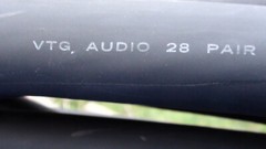 Multicore Audio Snake Cable VTG28 Chan 24AWG Wire CL2 (UL) FT4 – 15Ft