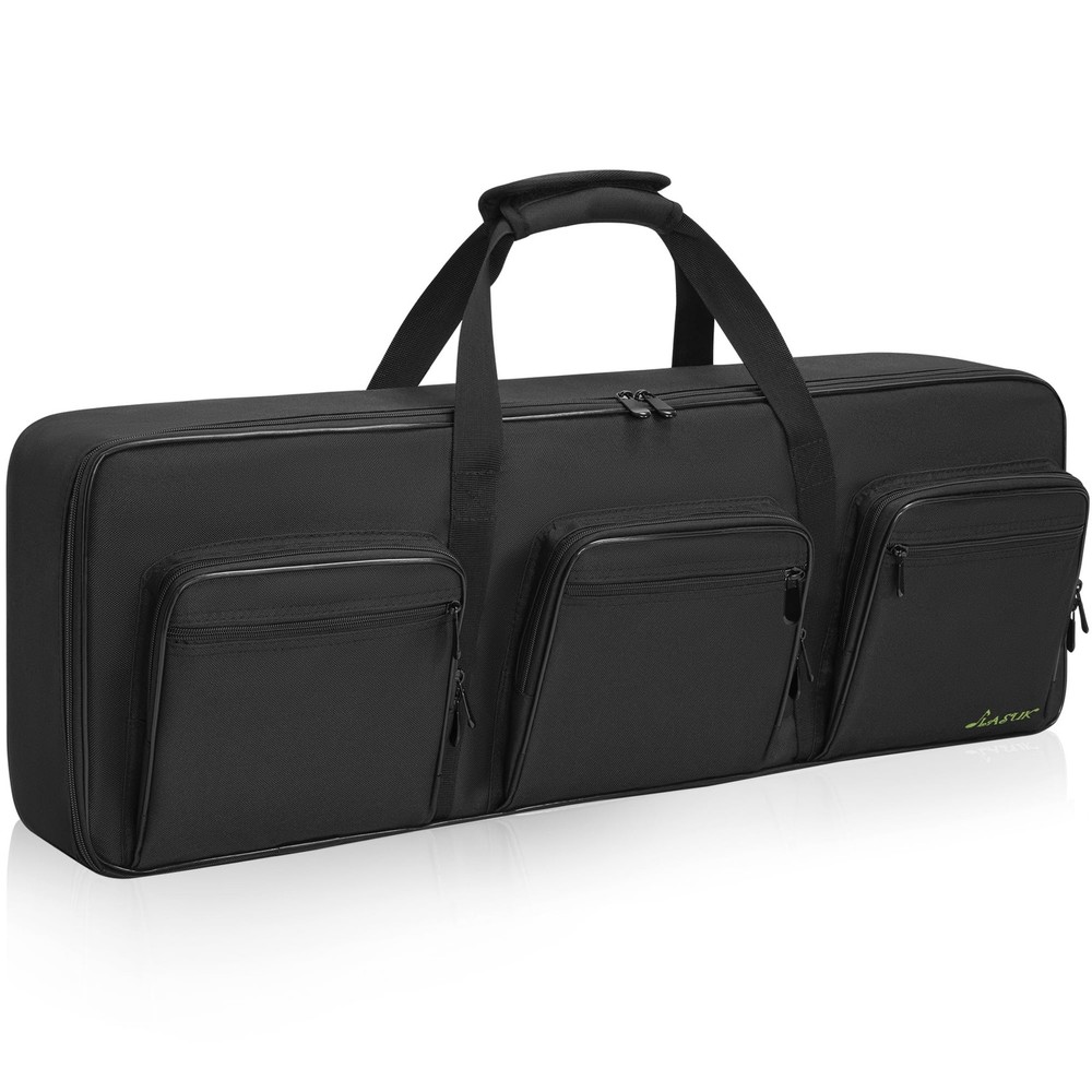 LASUK 76 key Keyboard Case, Gig Bag Case with 76key-47″x6.5″x18.1″