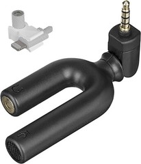 Movo MA2010 Omnidirectional 3.5mm Microphone with Headphone Monitoring Input