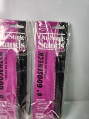 On-Stage MSA9030-06B 6-inch Gooseneck – Black (2-pack) Bundle