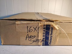 Broadcast Tools 16X1 Audio Stereo Switcher/Router New Sealed