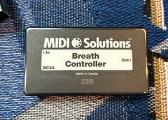 MIDI Solutions Breath Controller INTERFACE In Box Excellent Condition