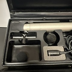 Sony ECM-55B Electret Condenser Lavalier Microphone w/Case Windscreen +