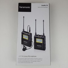 Saramonic UwMic10 UHF Wireless Lavalier Mic System RX10 TX10 96Ch Complete