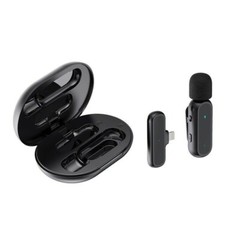 🔥🔥HCZ K61 Wireless Lavalier Microphone for iPhone iPad with Charging Case🔥🔥