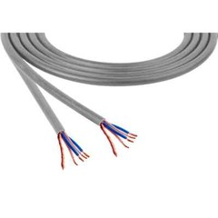 10-100’FT Mogami W-2534 Neglex Quad Wire Mic Microphone – Bulk Quad Gray Cable