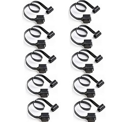 -A9 OBD II OBD2 16 Pin Splitter Extension 1x Male and 2X Female 10 Pack