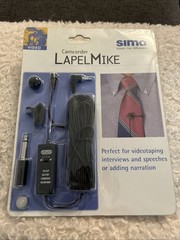 SIMA Lapel Microphone Camcorder Mic 1997 Recoton Accessories NEW