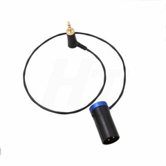 3.5mm XLR 3 Pin Audio Cable Locking for Wireless Receiver to Camera Mixer, 20″ B