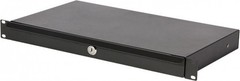 1U Shallow Locking Rack Drawer