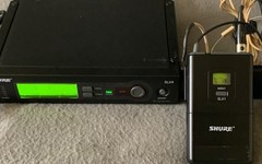 Shure SLX4/SLX1 w/ beyerdynamic TG-X 30/35 Head worn Mic & Lav. Mic H5 Freq.