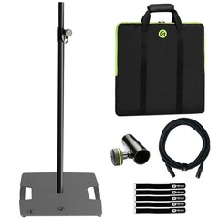 Gravity GLS431B Black 35mm M10 Adapter Lighting Fixture Stand w Steel Base & Bag