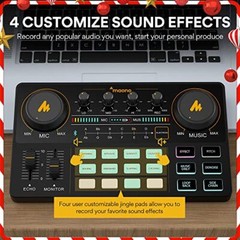 Podcast Equipment Bundle, MaonoCaster Lite -Audio Interface-All in One-Podcast