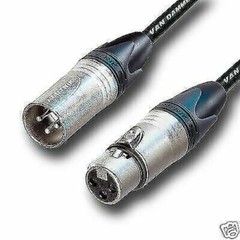 Van Damme Active Monitor Cable. Balanced Speaker Lead. Neutrik XLR xlr Cables