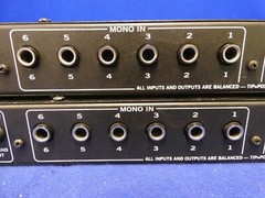 Rane SM 26B 6-Channel Splitter/Mixer QTY 2-working (no power supplies read ad)