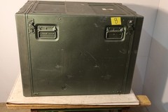 Aluminum EDAK MILEX 12U 19×19 Rack Mount Case With Accessory Door in 1 Lid