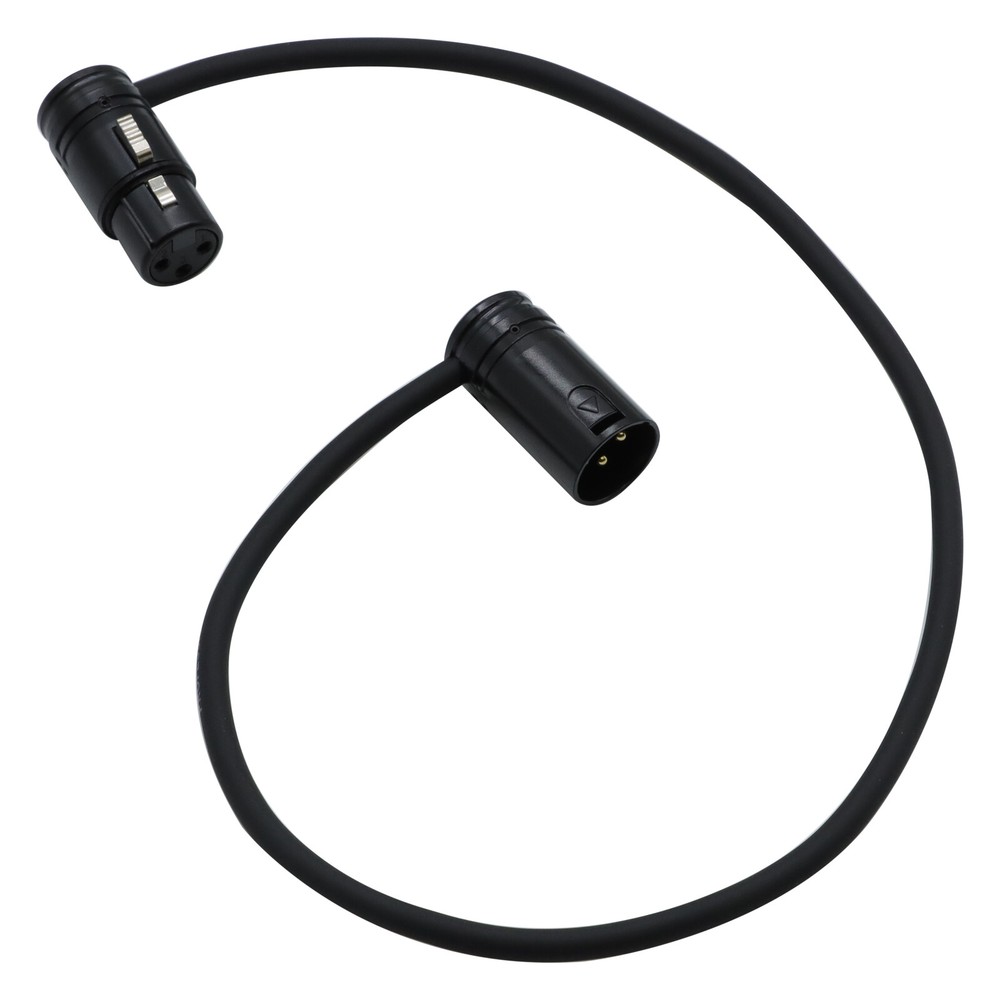 1Pack 3-Pin XLR Female to 3-Pin XLR Male Adjustable-Angle Cable for Recorder