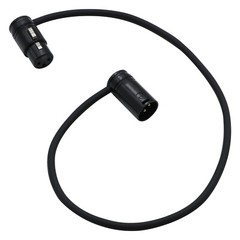 1Pack 3-Pin XLR Female to 3-Pin XLR Male Adjustable-Angle Cable for Recorder
