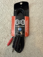 Hosa CPR-202 Stereo Interconnect Dual 1/4 in TS to Dual RCA Cable 2m, 6.6ft