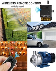 30A 12V Wireless Remote Control Switch Kit – Heavy Duty Relay with 2 Remotes, 32
