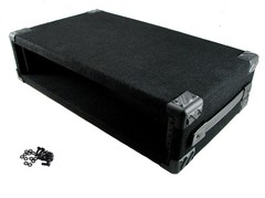 PROCRAFT 2U 12″ Deep Rack Case in Black Carpet Wrap – Side Handle w/ Rack Screws