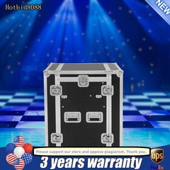 12U PA DJ Rack / Road Case Slant Mixer Top Rack with DJ Table Tops 661 lbs Load