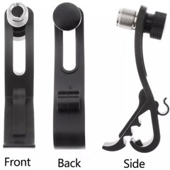 6/12Pcs Shockproof Microphone Drum Rim Clip Tom Snare Mount Mic Clamps Holder