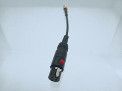 Mini-XLR 3Pin TA3F jack to Microdot 3″ audio RF cable for Microphones headphones