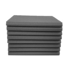 8 pcs 12″x12″x1″ Grey Acoustic Foam Panel Tiles Wall Record Studio Sound Proof