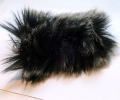5″ long Fur windshield Muff Blimp Cover Hole Standard 20-22mm for shotgun Mic