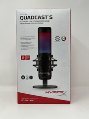 HyperX QuadCast S Condenser Wired Recording Microphone Podcasting Streaming