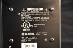 YAMAHA powered monitor speakers MSP3 30W, 120V, 60Hz