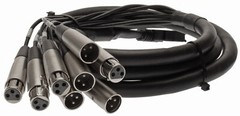 AudioScience CBL1022 XLR HD50 ASI6620 Analog Breakout Cable 2 Stereo Outs 2 Ins
