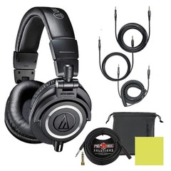 Audio Technica ATH-M50X Professional Studio Monitor One Size Fits All, Black