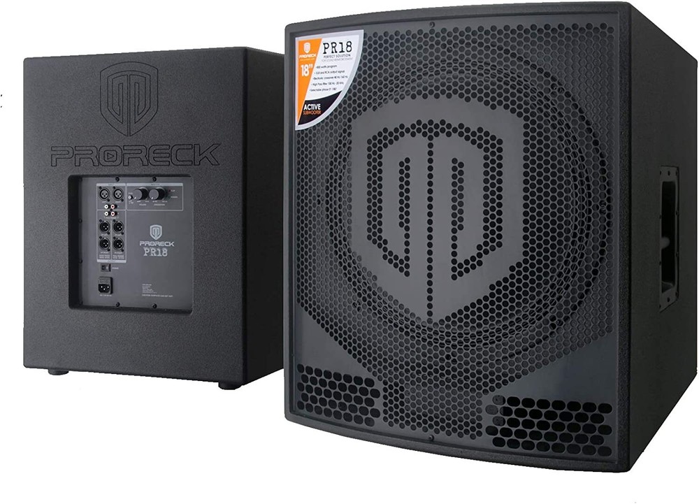 proreck PR18 18“ 2000W Active Powered Subwoofer PRO For stage DJ