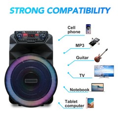 4500W Portable Bluetooth Speaker 18“ Woofer Bluetooth Party Speaker w/Wireless