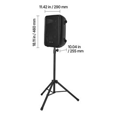 VEVOR 2 X 8 in Speakers Portable PA System 300W Mixer Bluetooth Mic for DJ Party