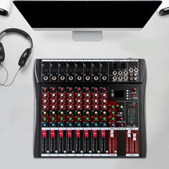 8/12/16 CH Bluetooth Live Studio Audio Mixer Mixing Console Sound USB HOT SALE