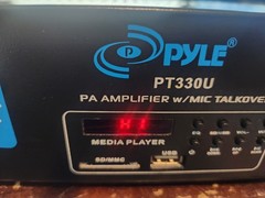 Pyle PT330U Pro Audio PA Public Address Amplifier