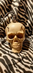 Skull optical theremin synthesizer drone circuit bent