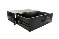 Elite Core 3 Space Shallow Rack Drawer with Lock & Keys For ATA Rack Road Cases