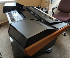 Argosy Dual 15K-803 Keyboard Workstation with Mahogany Trim