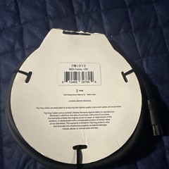 15ft Pig Hog DIN-5 MIDI Male/Male, KB-115P