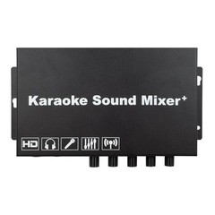 Karaoke Sound Mixer+ Digital Audio System with HDMI, Dual Microphone Black