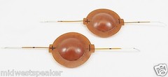 EV Electro Voice AFT Tweeter Diaphragms T35 T-35 ST350 T350 – FREE SHIP – 2 Pack