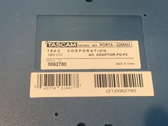 TASCAM Porta 02 MK 2 Mini Studio 4 Track Cassette Recorder