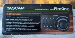 TASCAM FireOne FireWire Audio/MIDI DAW Controller + Power Supply + Box